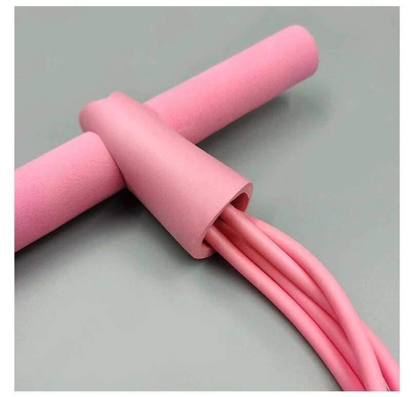 Elastic Resistance Rower Set for Home Workouts
