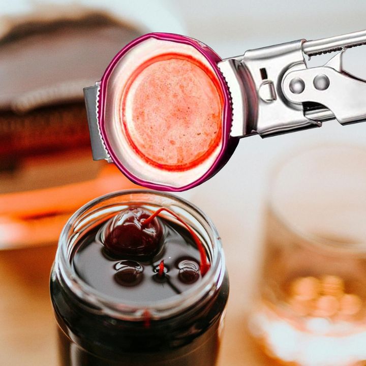 Sleek Stainless Steel Adjustable Jar Opener
