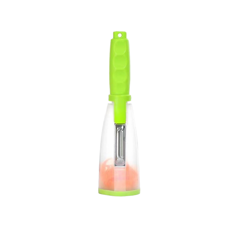 Storage Peeler with Built-In Container