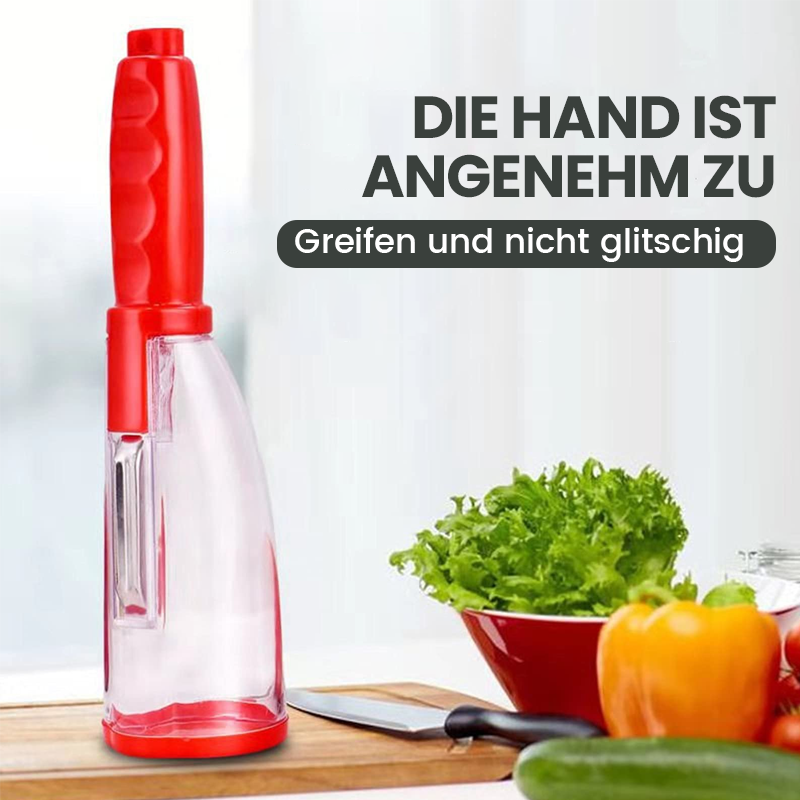 Storage Peeler with Built-In Container