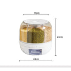Rotating Grain and Cereal Dispenser