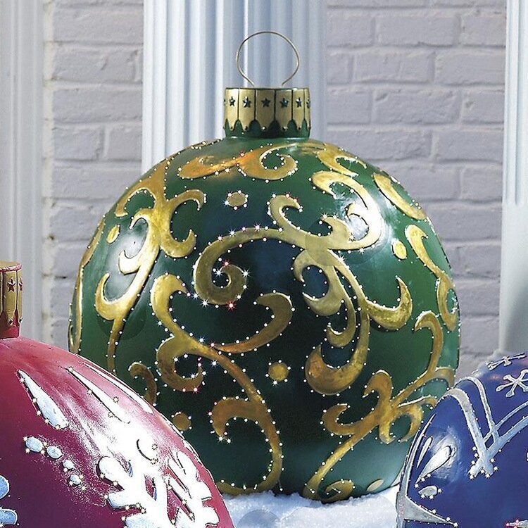 Giant Inflatable Christmas Ball Outdoor Decoration