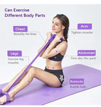Elastic Resistance Rower Set for Home Workouts