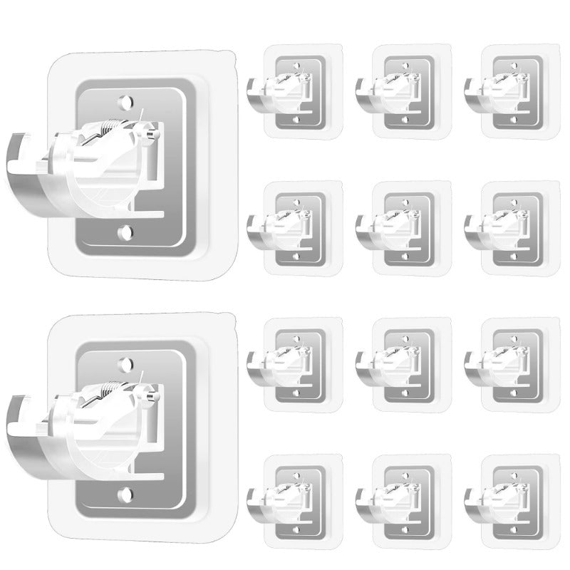 No-Drill Adhesive Curtain Brackets