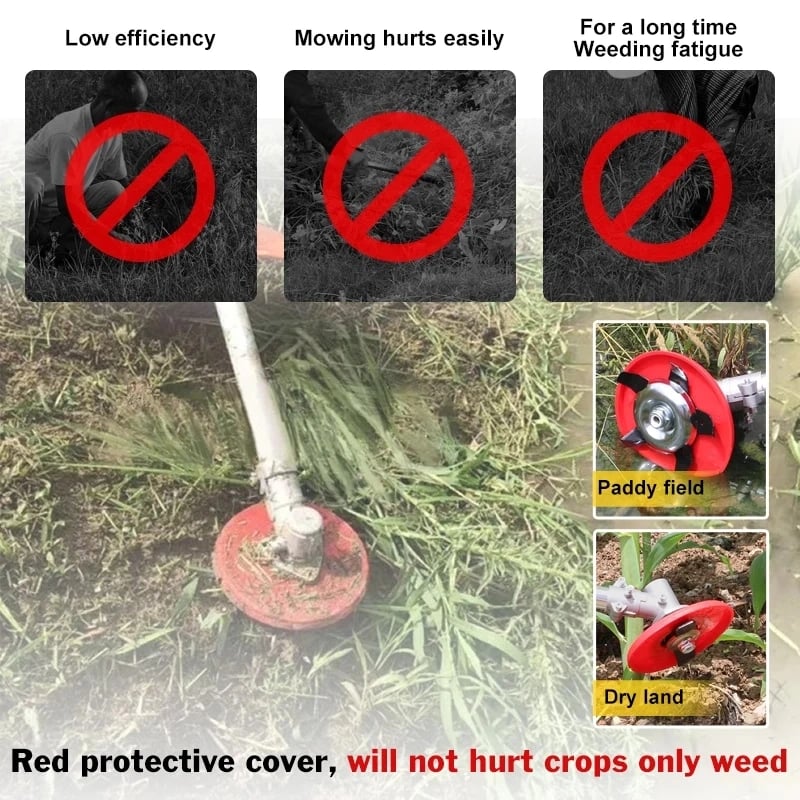 GardenPro - Amphibious weed remover disk set