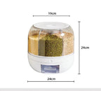 Rotating Grain and Cereal Dispenser