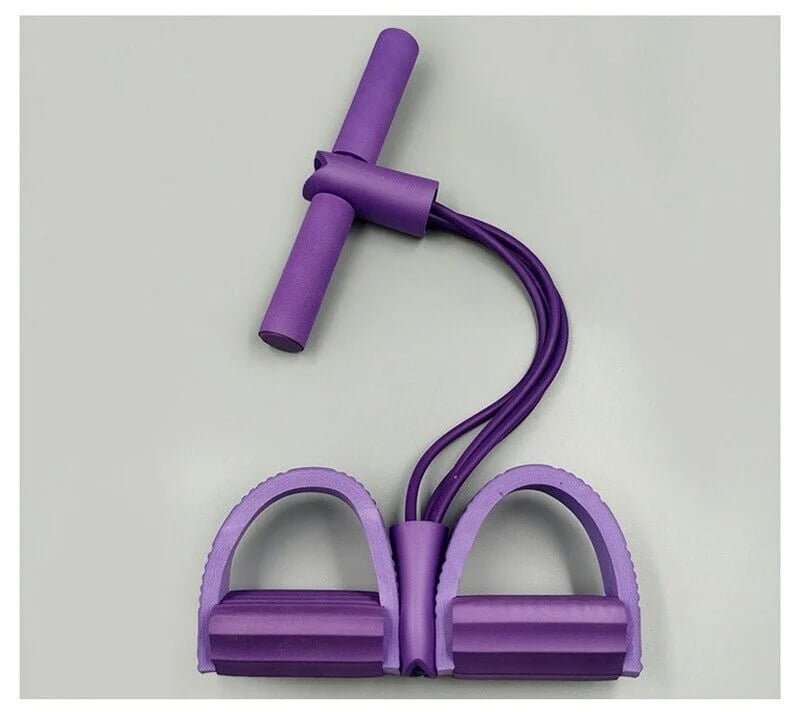 Elastic Resistance Rower Set for Home Workouts