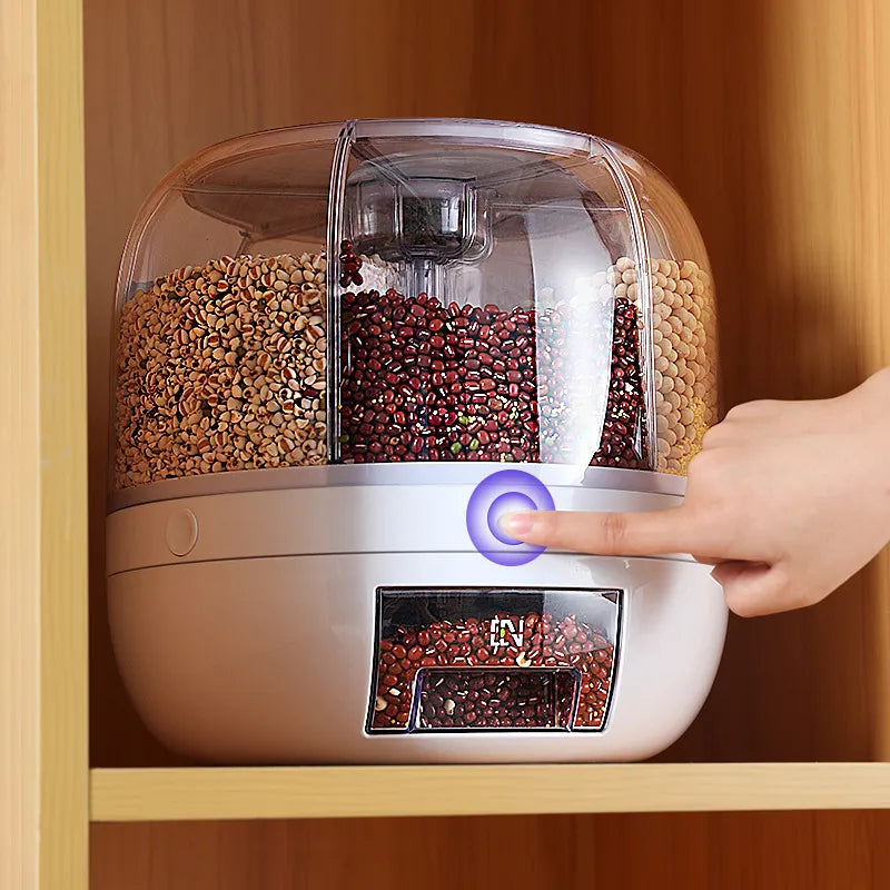 Rotating Grain and Cereal Dispenser