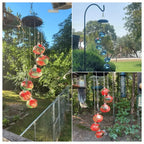 NectarBells | Charming wind chimes hummingbird feeder