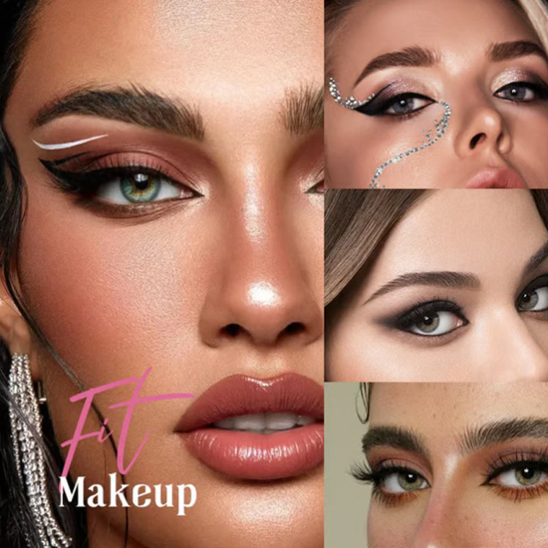 3-in-1 Eyeshadow, Eyeliner, and Eyelash Sticker Set for Instant Glam