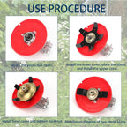 GardenPro - Amphibious weed remover disk set