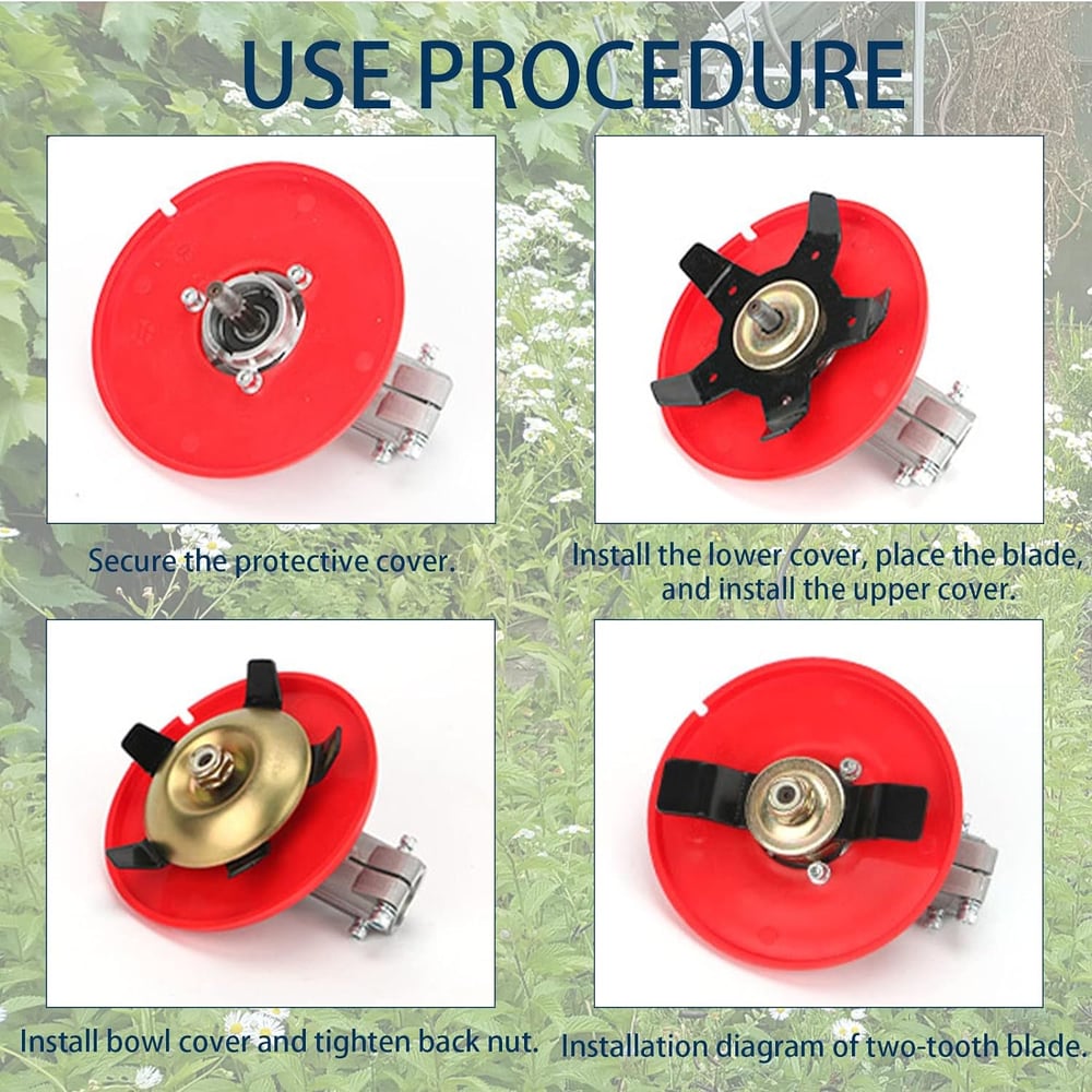 GardenPro - Amphibious weed remover disk set