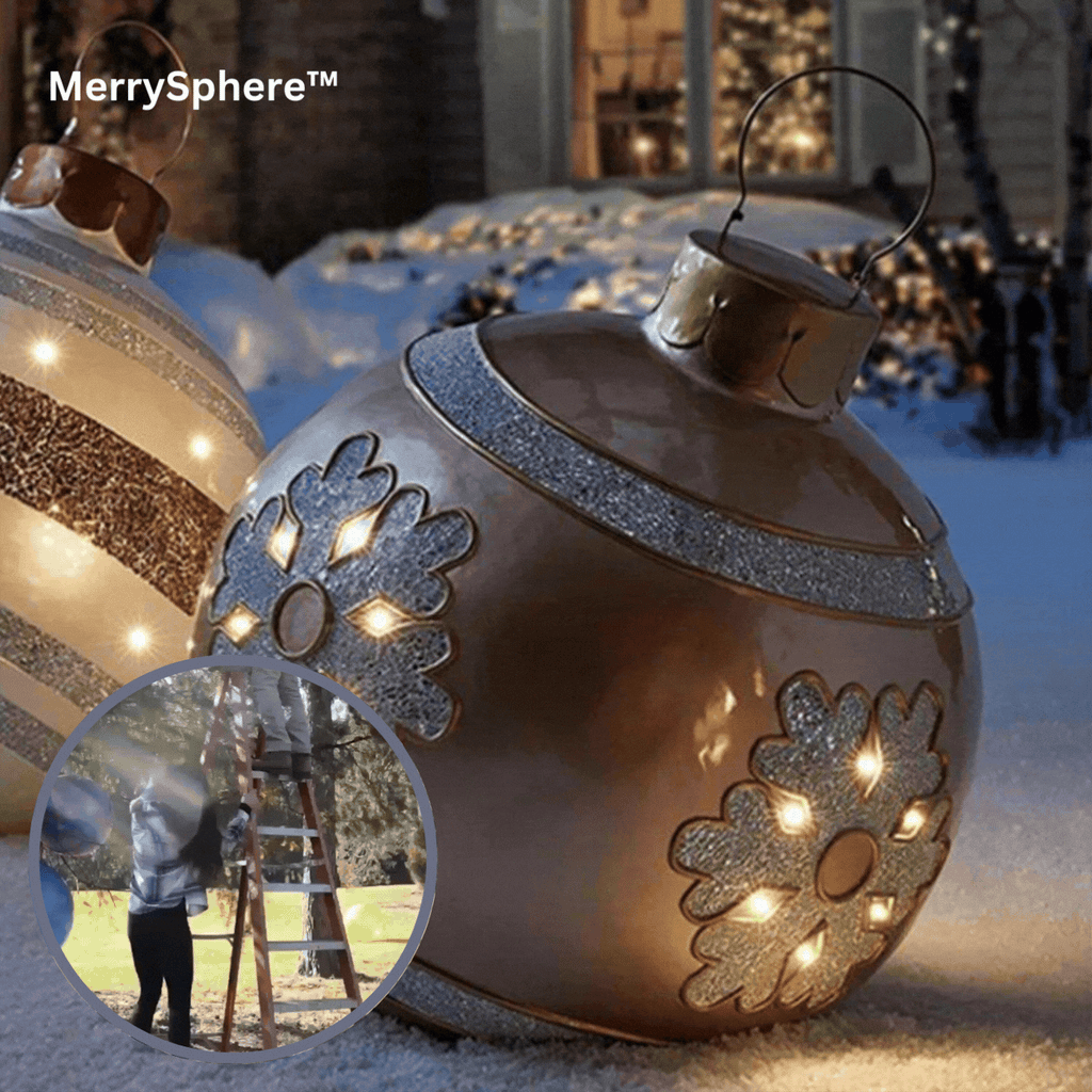 Giant Inflatable Christmas Ball Outdoor Decoration
