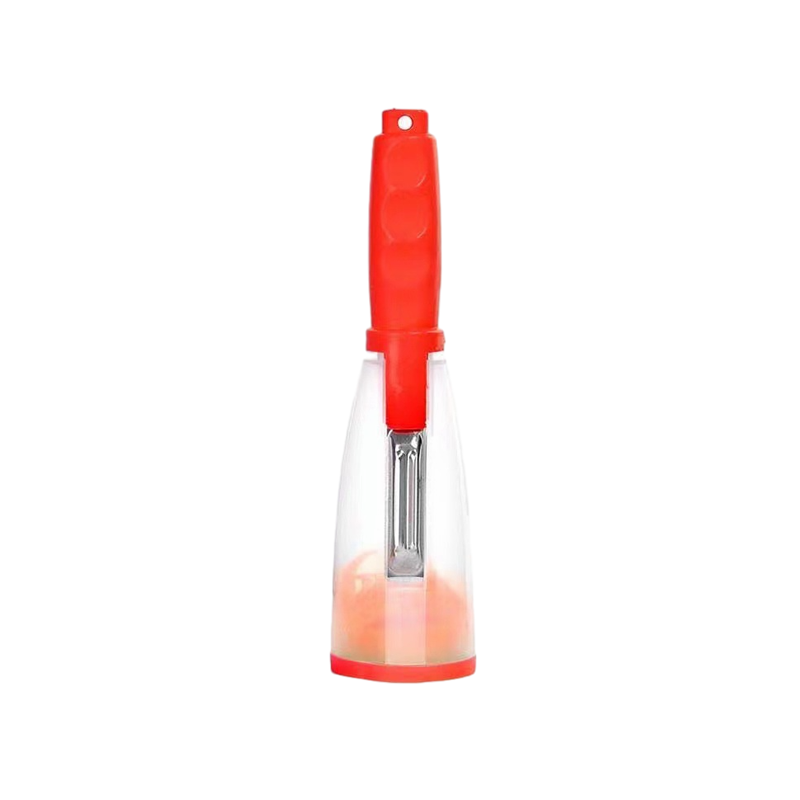 Storage Peeler with Built-In Container