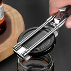 Sleek Stainless Steel Adjustable Jar Opener