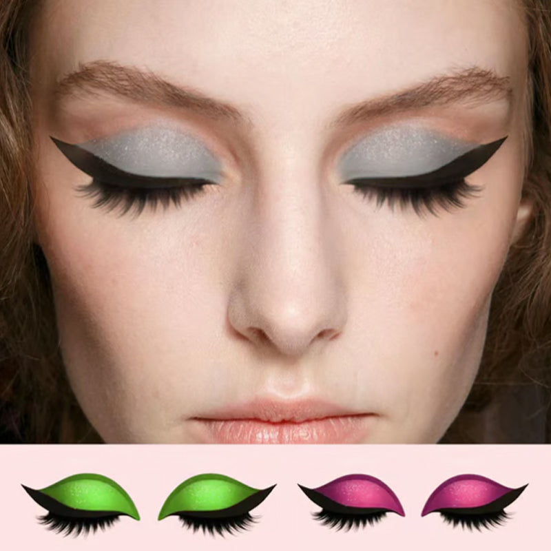 3-in-1 Eyeshadow, Eyeliner, and Eyelash Sticker Set for Instant Glam