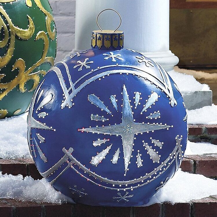 Giant Inflatable Christmas Ball Outdoor Decoration