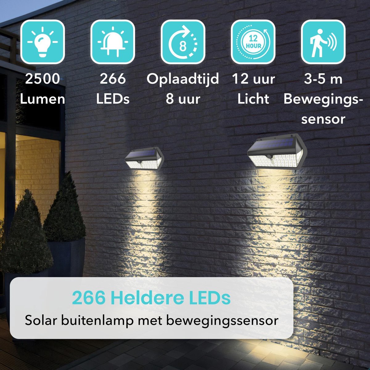 Smart Solar LED Outdoor Lamp – Zoraro