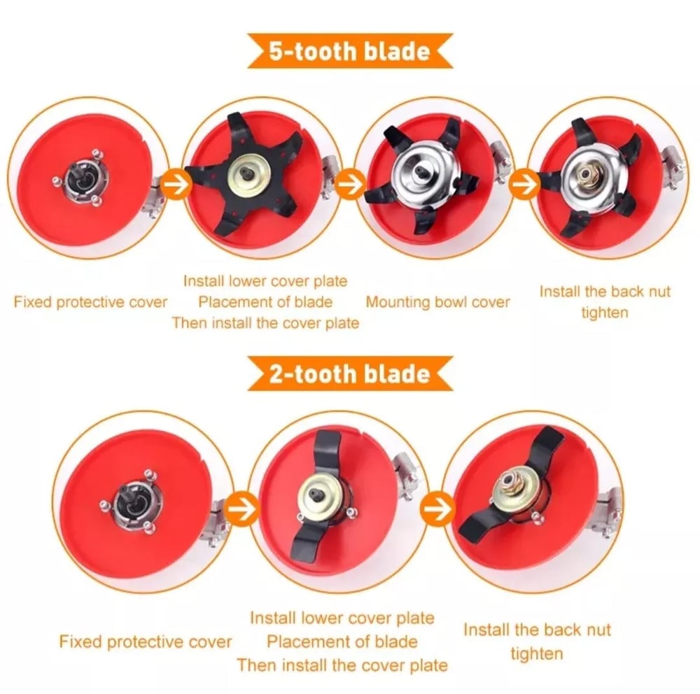 GardenPro - Amphibious weed remover disk set