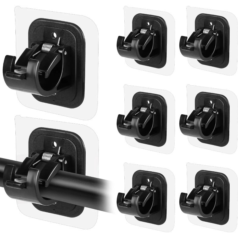 No-Drill Adhesive Curtain Brackets