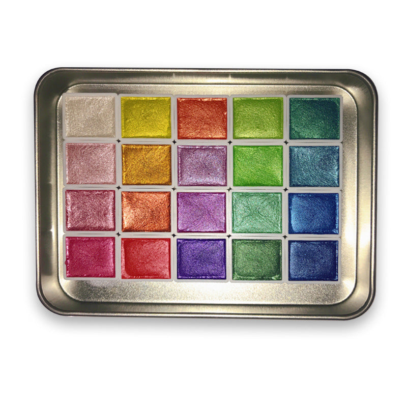 AcrylicPalet | Sparkling colours that bring watercolours to life (20 colours)