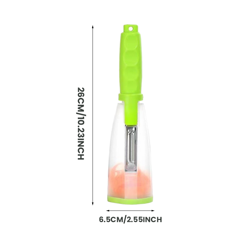 Storage Peeler with Built-In Container