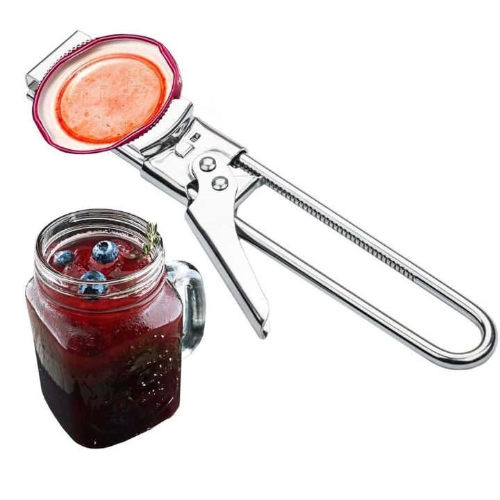 Sleek Stainless Steel Adjustable Jar Opener