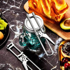 Sleek Stainless Steel Adjustable Jar Opener
