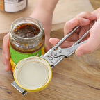 Sleek Stainless Steel Adjustable Jar Opener