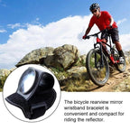 Wrist-Mounted Rearview Mirror for Cycling