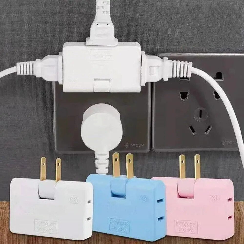 Triplug™ 3 In 1 Rotatable Plug Adapter – Zoraro