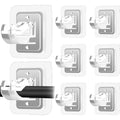 No-Drill Adhesive Curtain Brackets