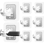 No-Drill Adhesive Curtain Brackets