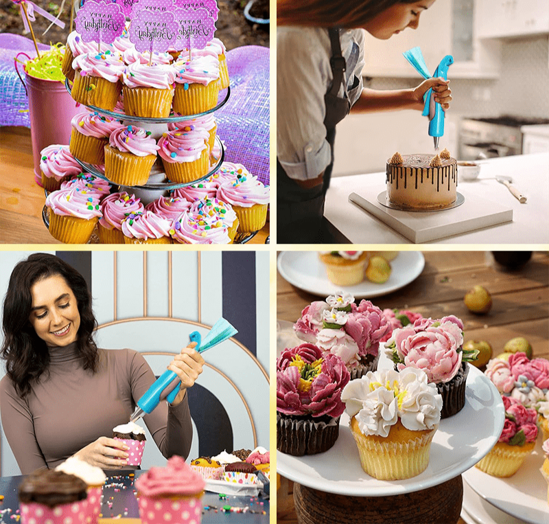 Cake Decorating Pen & Tips Kit