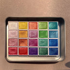 AcrylicPalet | Sparkling colours that bring watercolours to life (20 colours)